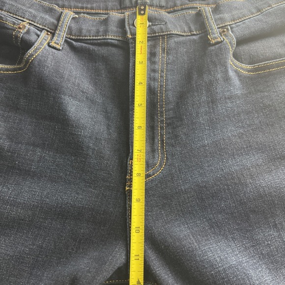 Lucky Brand Mens 223 Straight Leg Jeans Size W36 L32 Stretch Dark Blue Denim D12 - Picture 5 of 16
